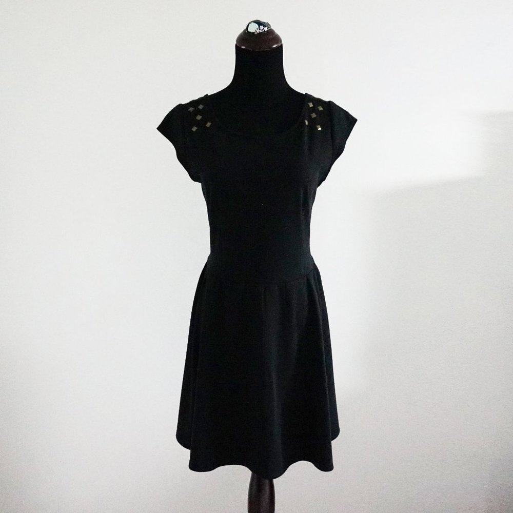 dELiA*s Black Skater Dress with Studs